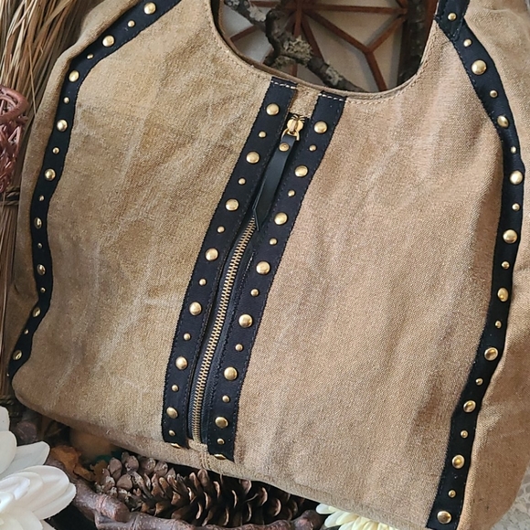 MONA B LARGE STUDS AND RIBBON MULTI HANDBAG - Picture 3 of 16